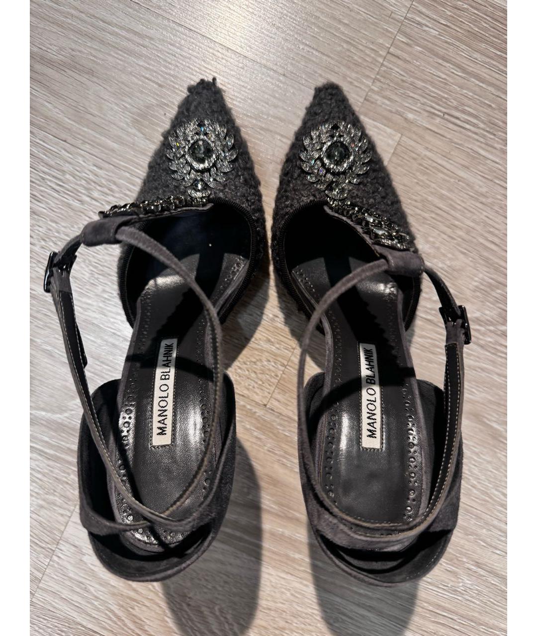 MANOLO BLAHNIK Серые туфли, фото 3