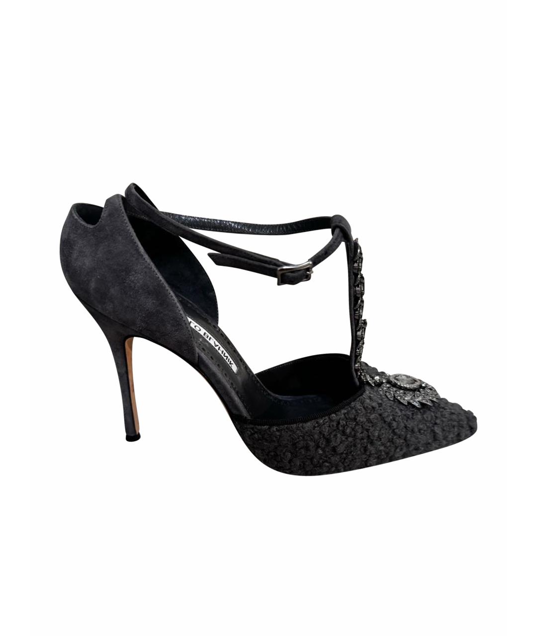 MANOLO BLAHNIK Серые туфли, фото 1