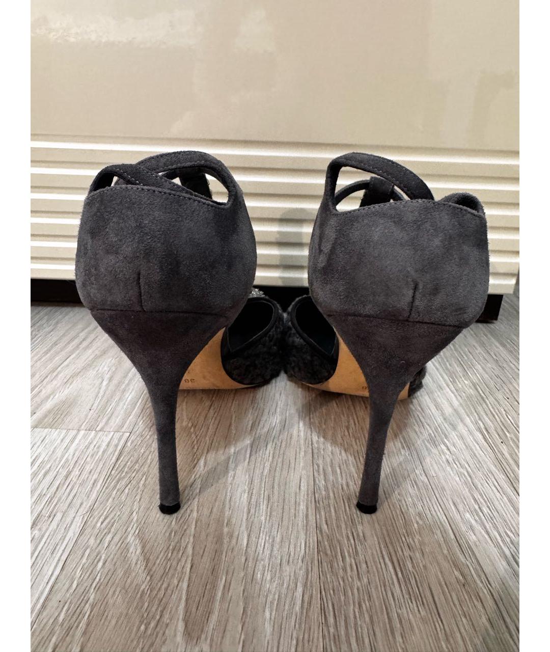 MANOLO BLAHNIK Серые туфли, фото 4