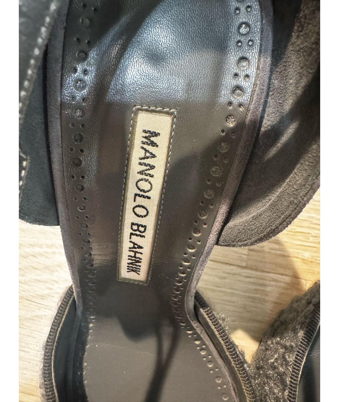 MANOLO BLAHNIK Серые туфли, фото 7