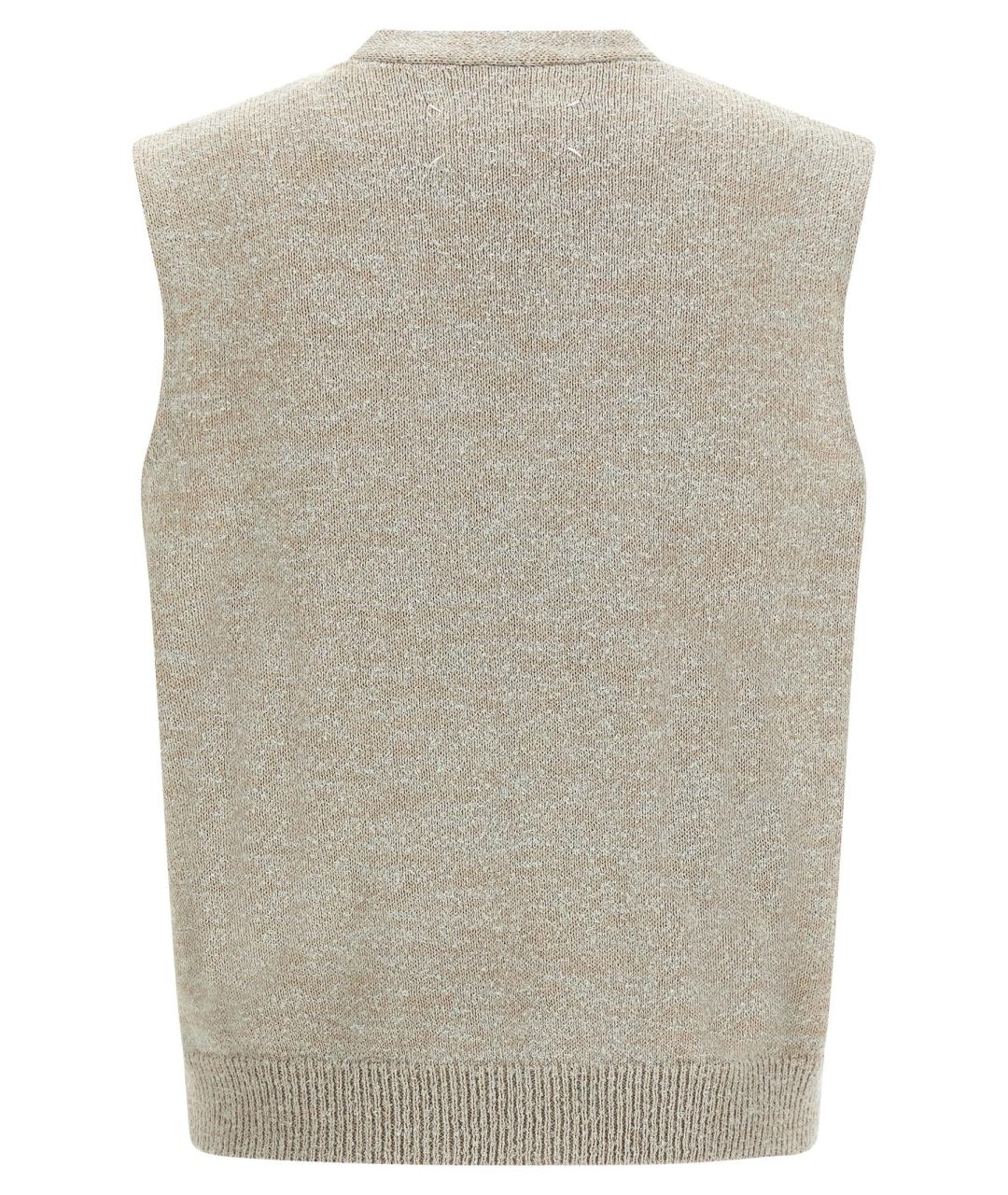 MAISON MARGIELA Бежевая жилетка, фото 2
