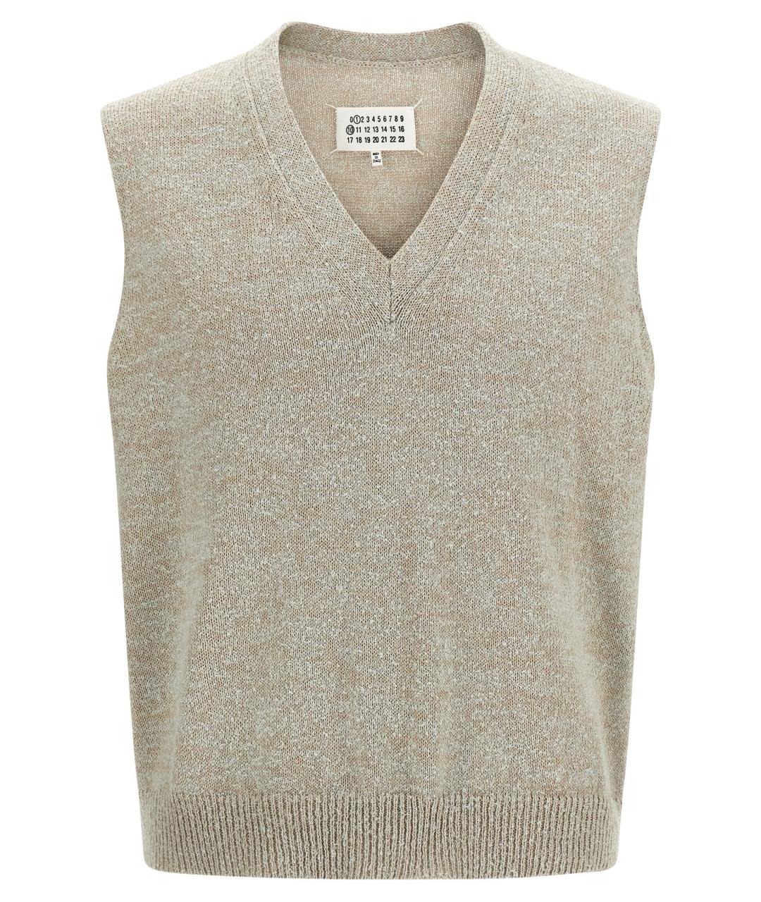 MAISON MARGIELA Бежевая жилетка, фото 1