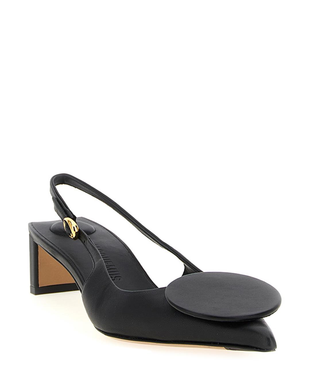 JACQUEMUS Черные кожаные туфли, фото 3