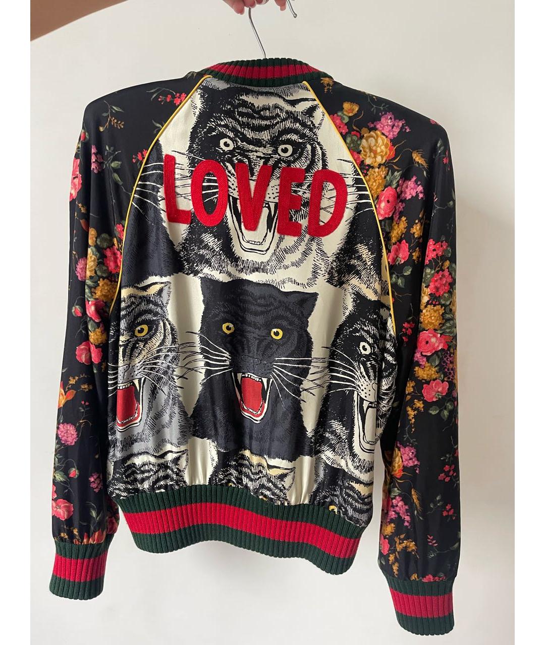 GUCCI Мульти шелковая куртка, фото 2