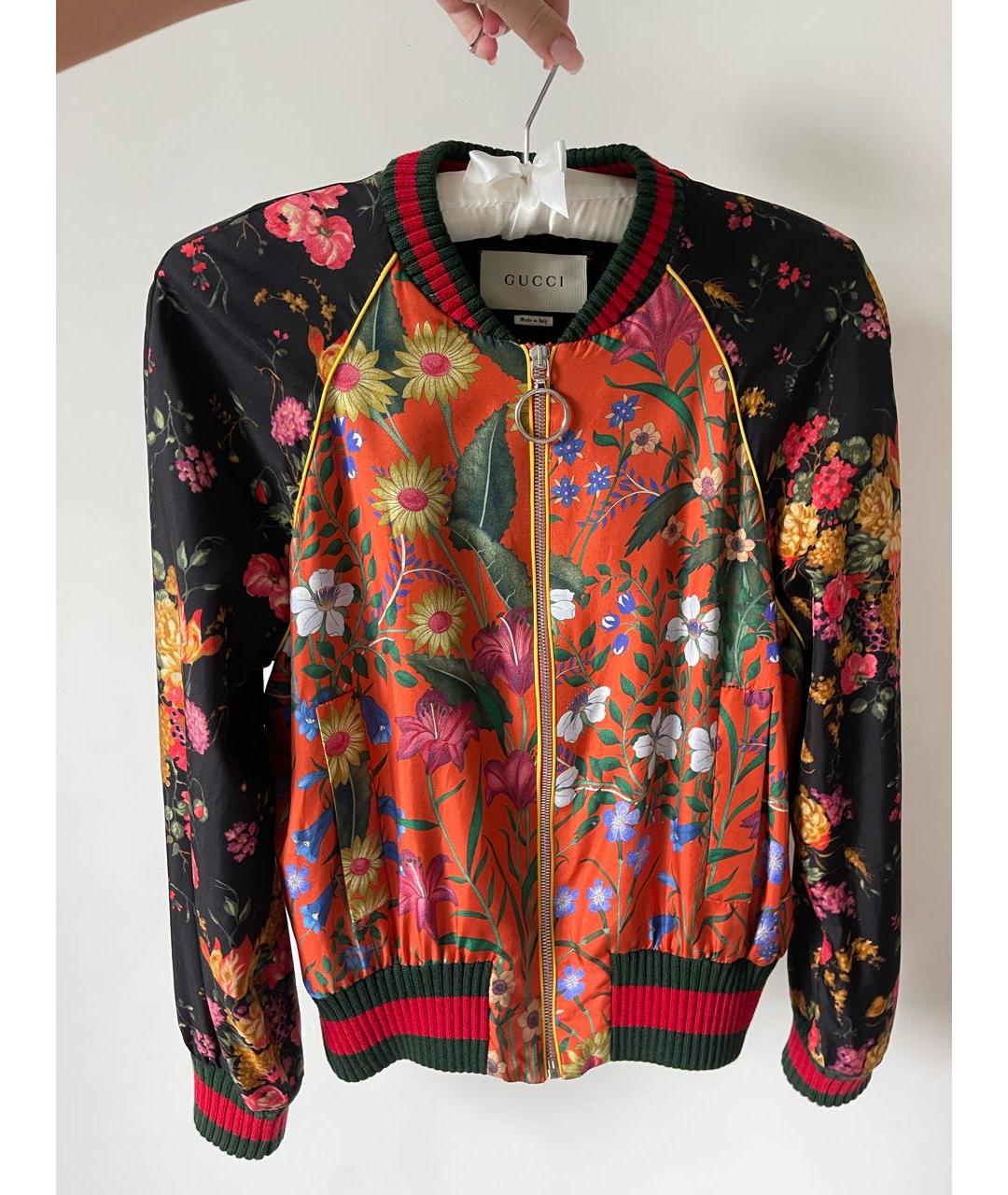 GUCCI Мульти шелковая куртка, фото 3