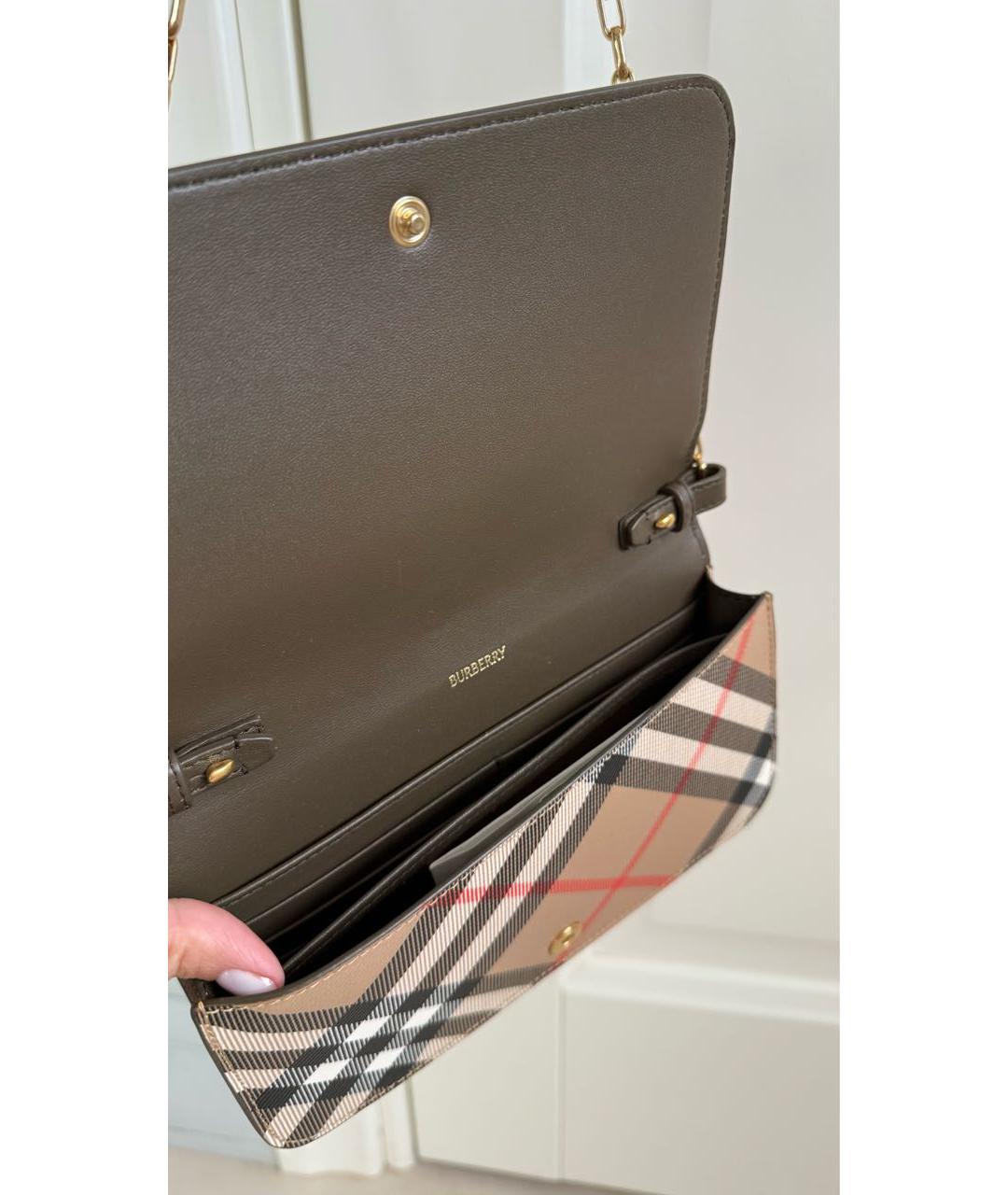 BURBERRY Кожаная сумка через плечо, фото 3
