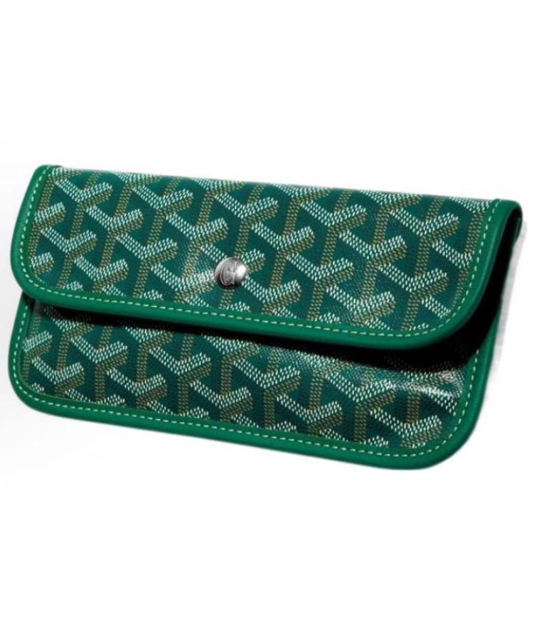 GOYARD Зеленая сумка тоут, фото 5