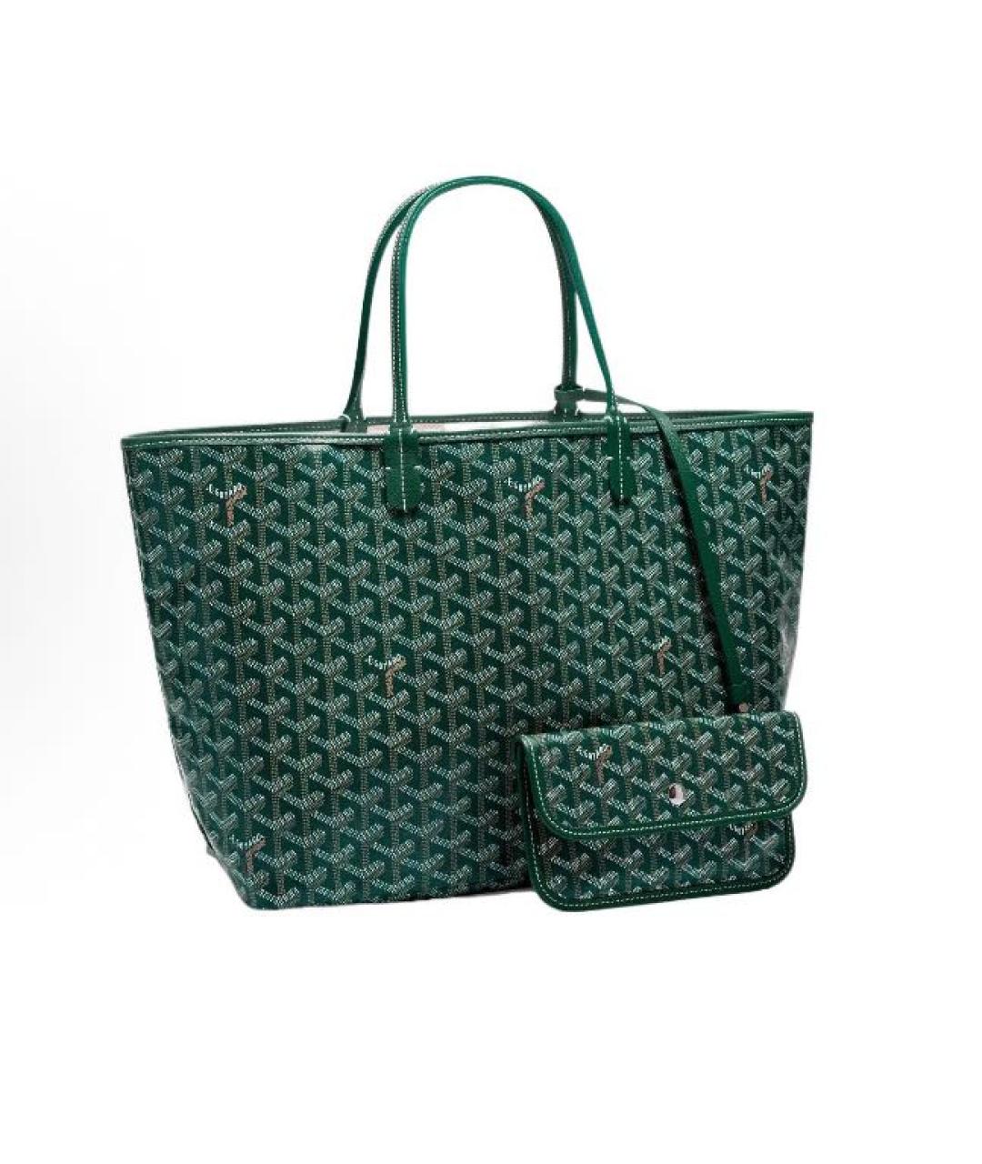 GOYARD Зеленая сумка тоут, фото 1
