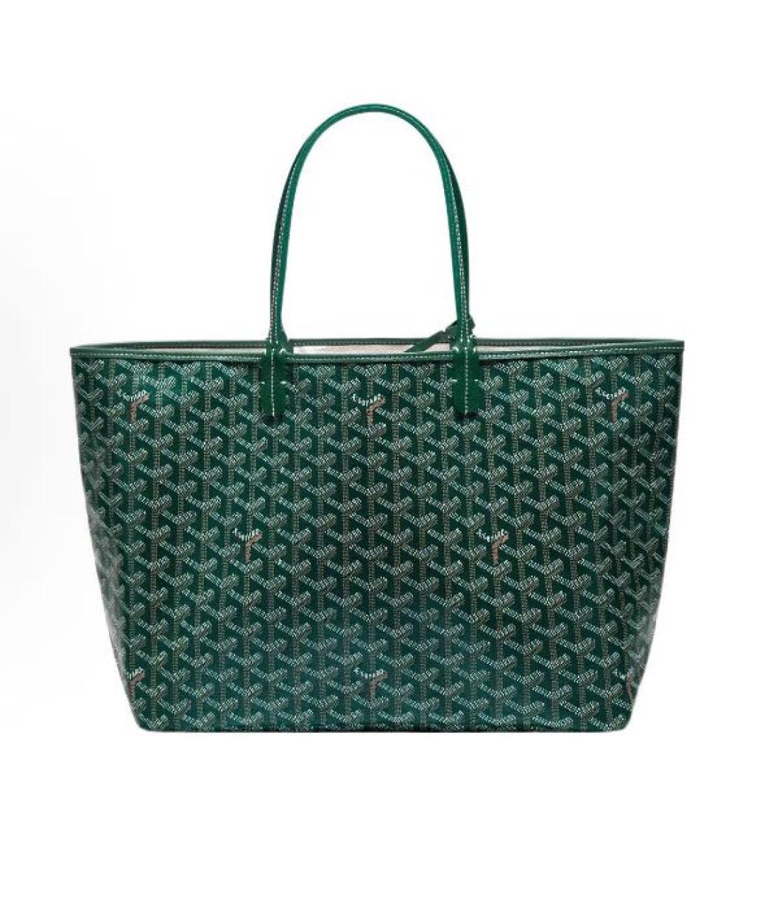 GOYARD Зеленая сумка тоут, фото 2