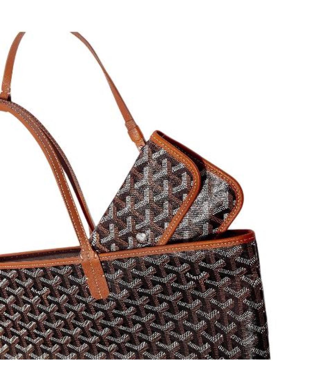 GOYARD Коричневая сумка тоут, фото 4