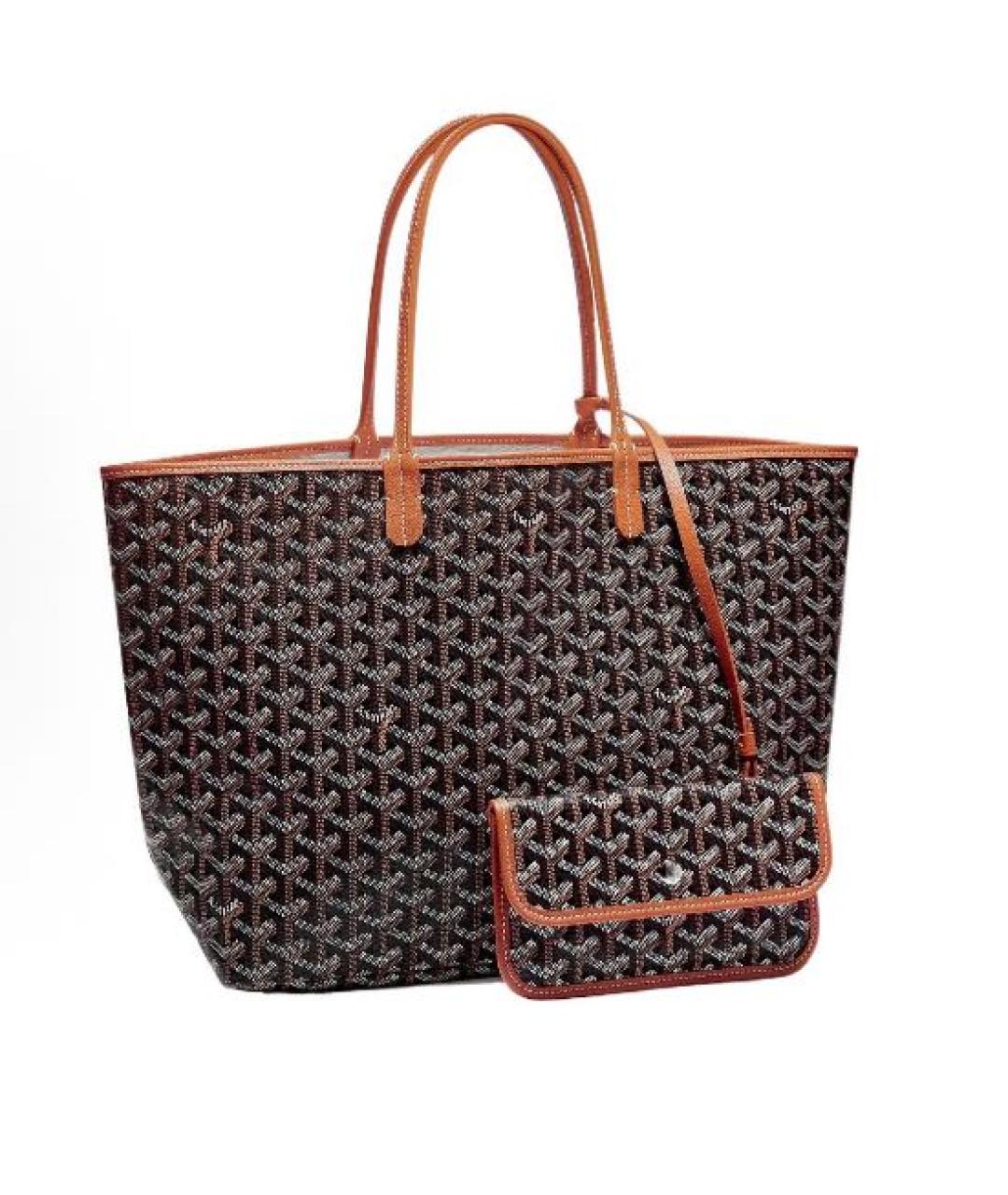 GOYARD Коричневая сумка тоут, фото 7