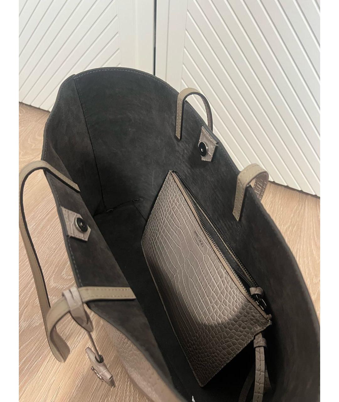 JIMMY CHOO Кожаная сумка тоут, фото 3