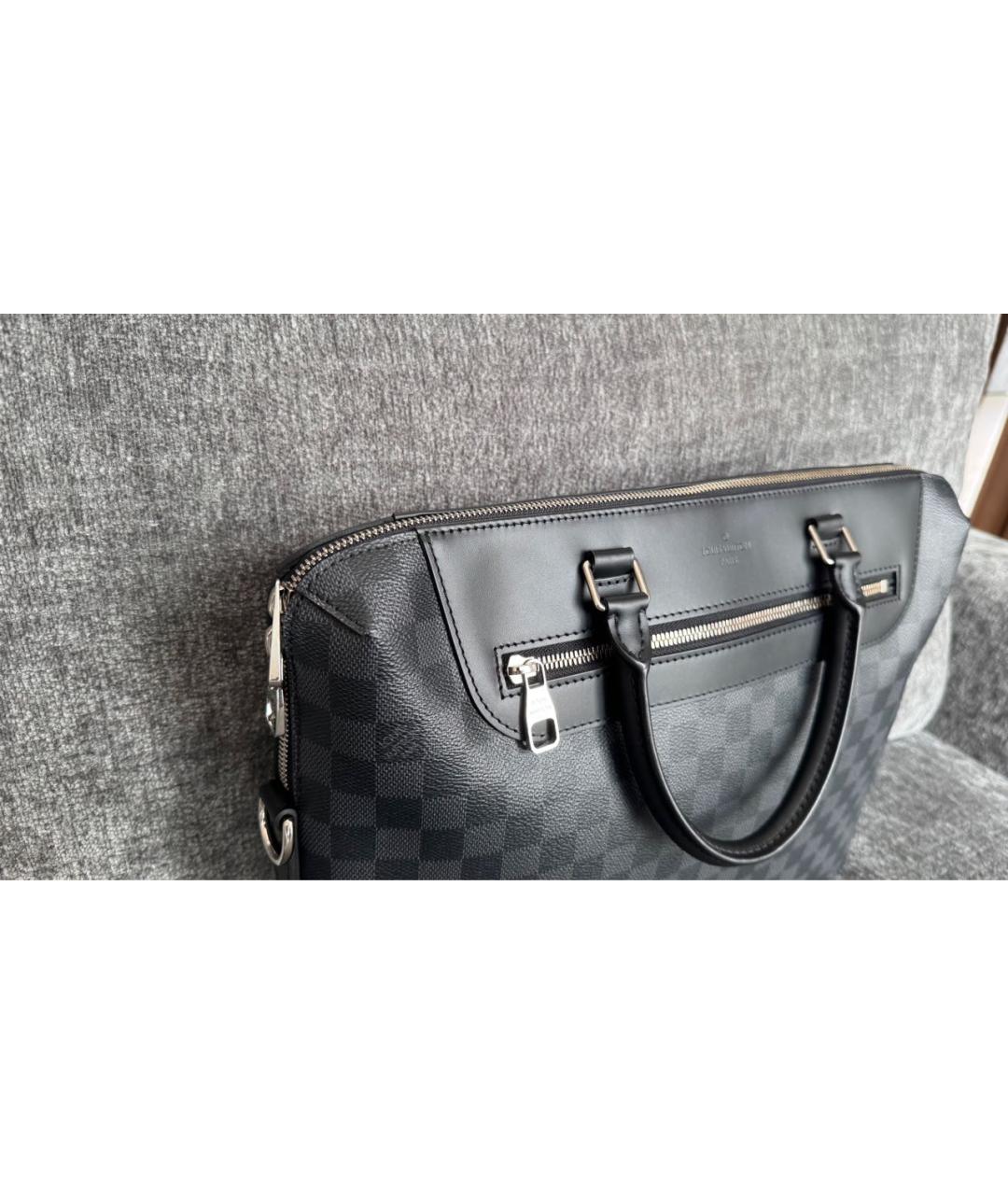 LOUIS VUITTON Темно-синий портфель, фото 6