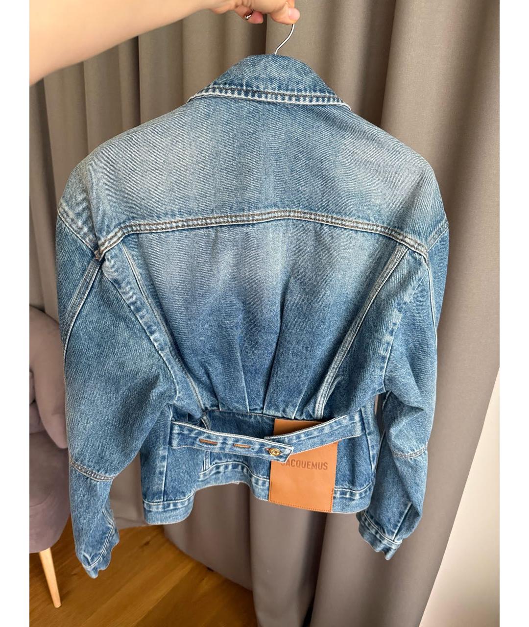 JACQUEMUS Голубая деним куртка, фото 2
