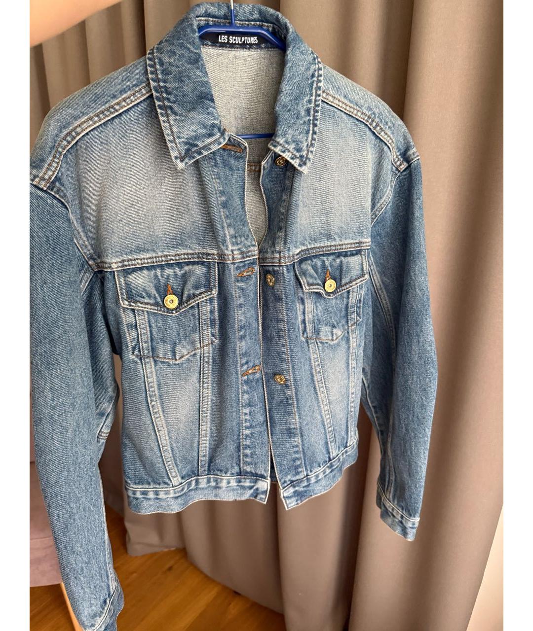 JACQUEMUS Голубая деним куртка, фото 4