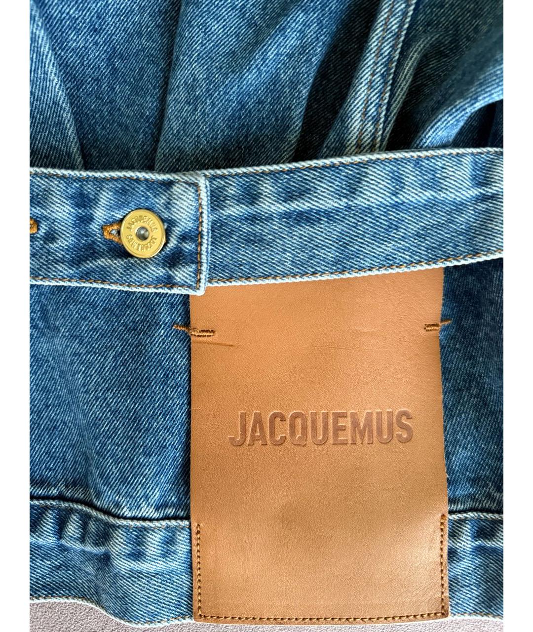 JACQUEMUS Голубая деним куртка, фото 3