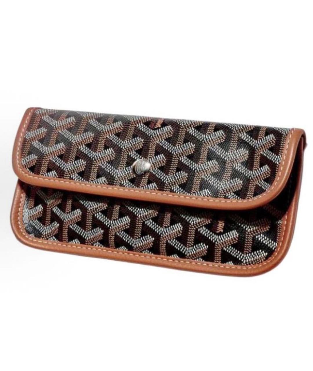 GOYARD Коричневая сумка через плечо, фото 4