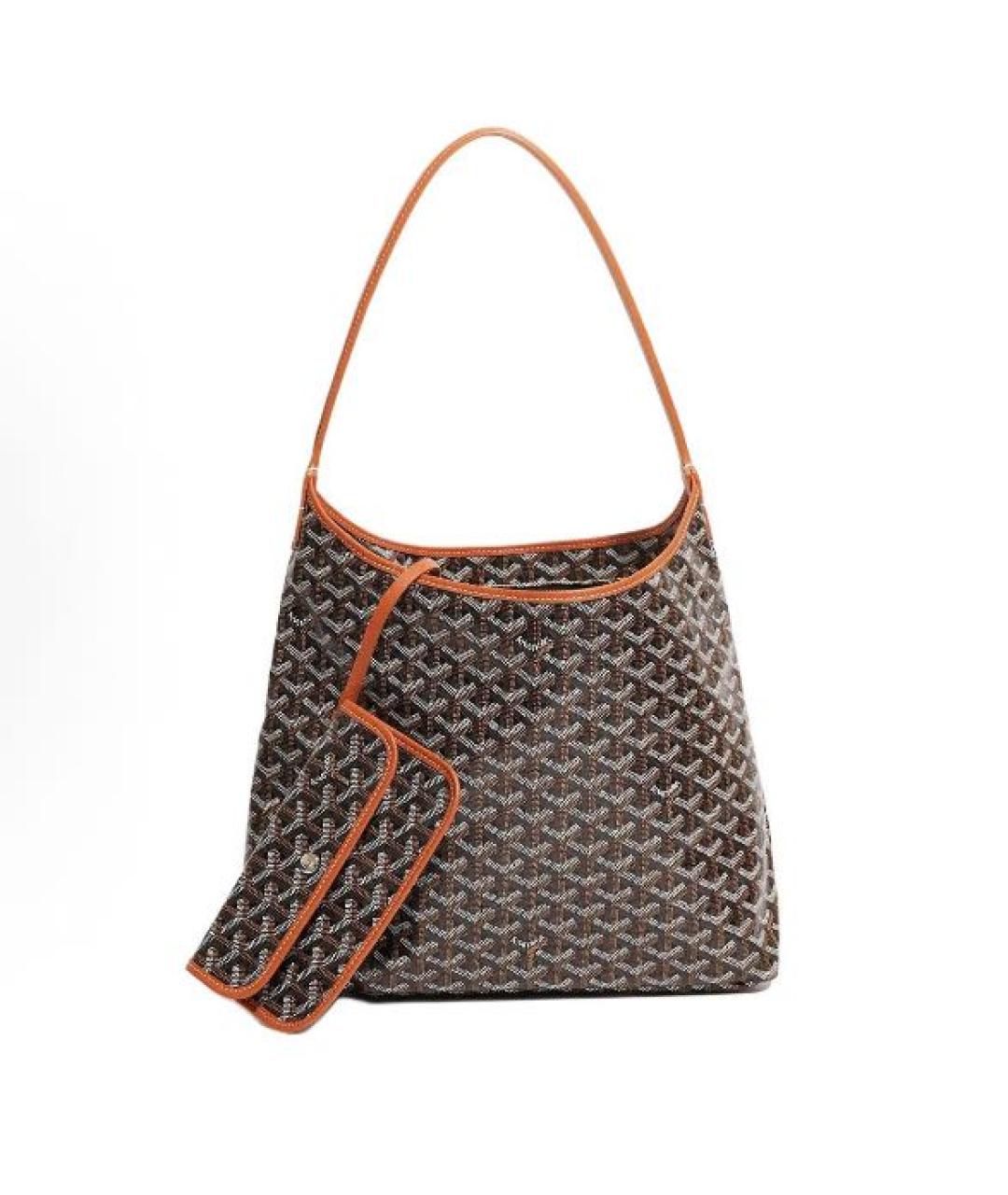 GOYARD Коричневая сумка через плечо, фото 5