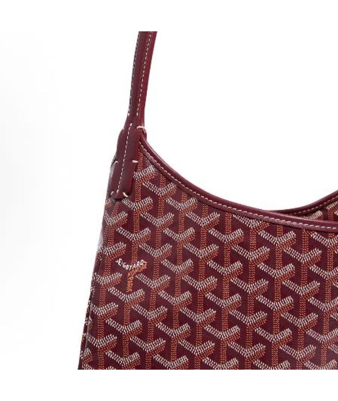 GOYARD Бордовая сумка через плечо, фото 4