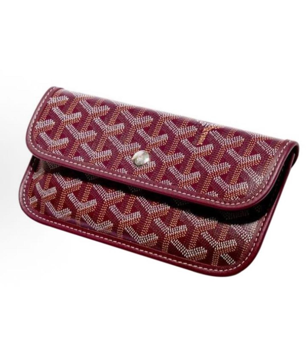 GOYARD Бордовая сумка через плечо, фото 3