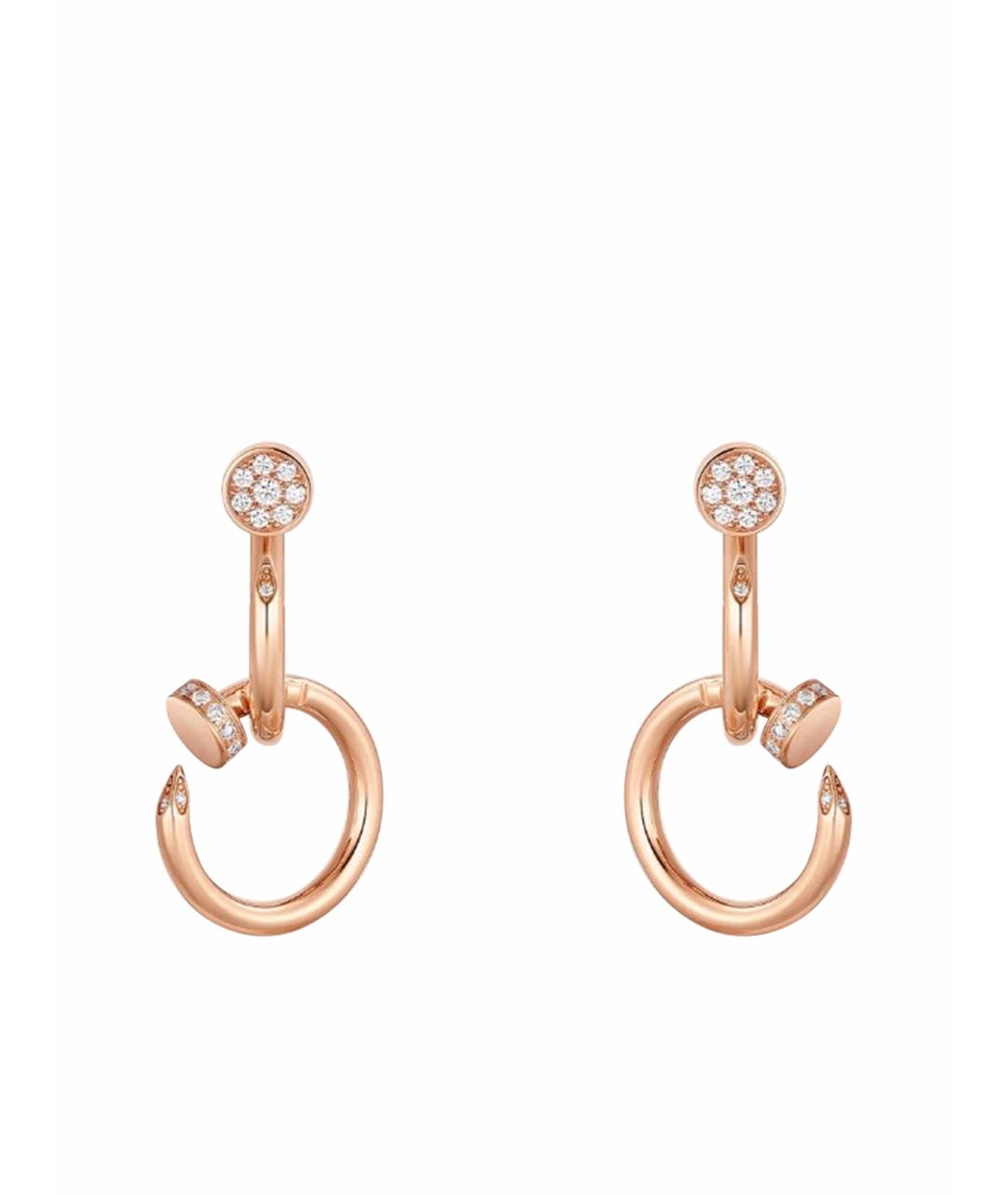 CARTIER Золотые серьги из розового золота, фото 1