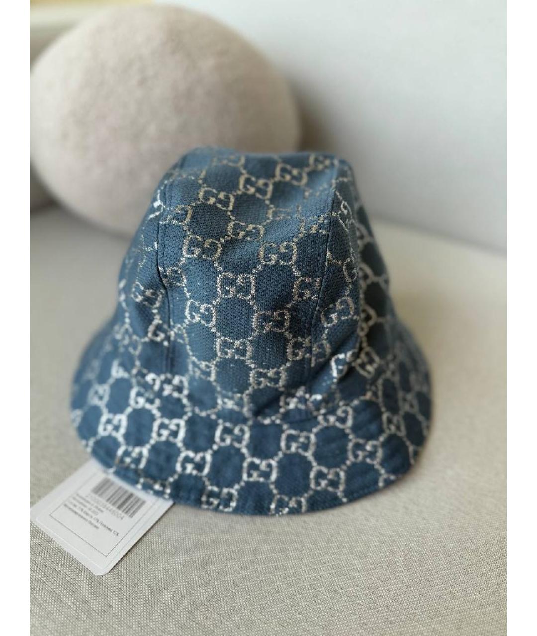 GUCCI Синяя панама, фото 8