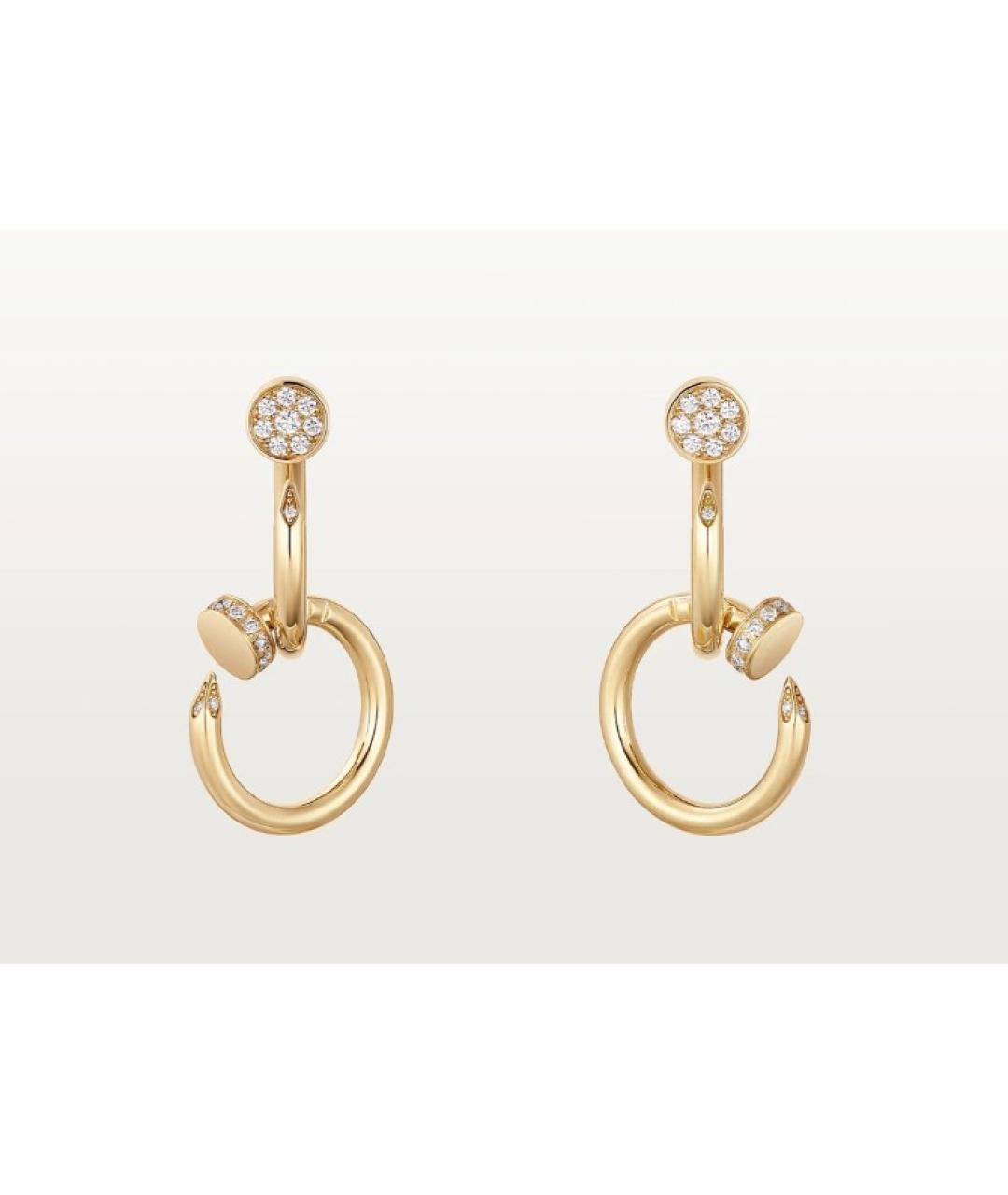 CARTIER Золотые серьги из желтого золота, фото 7