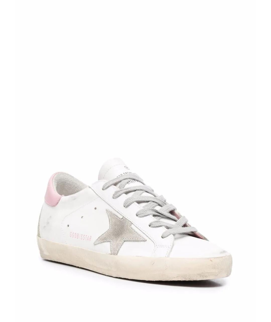 GOLDEN GOOSE DELUXE BRAND Белые кожаные кеды, фото 4