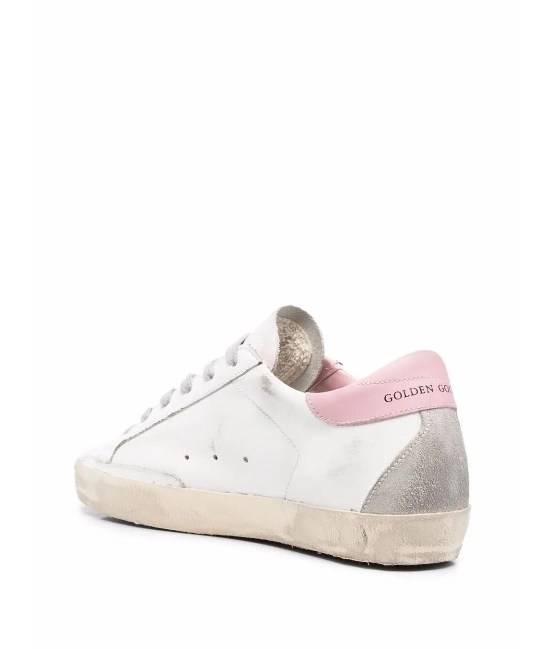 GOLDEN GOOSE DELUXE BRAND Белые кожаные кеды, фото 2