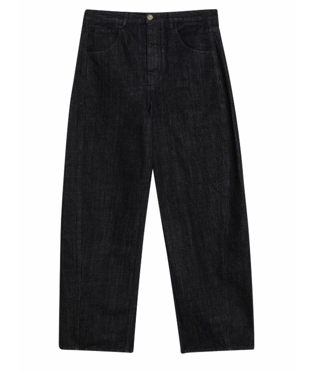 JACQUEMUS Синие хлопковые повседневные брюки, фото 1