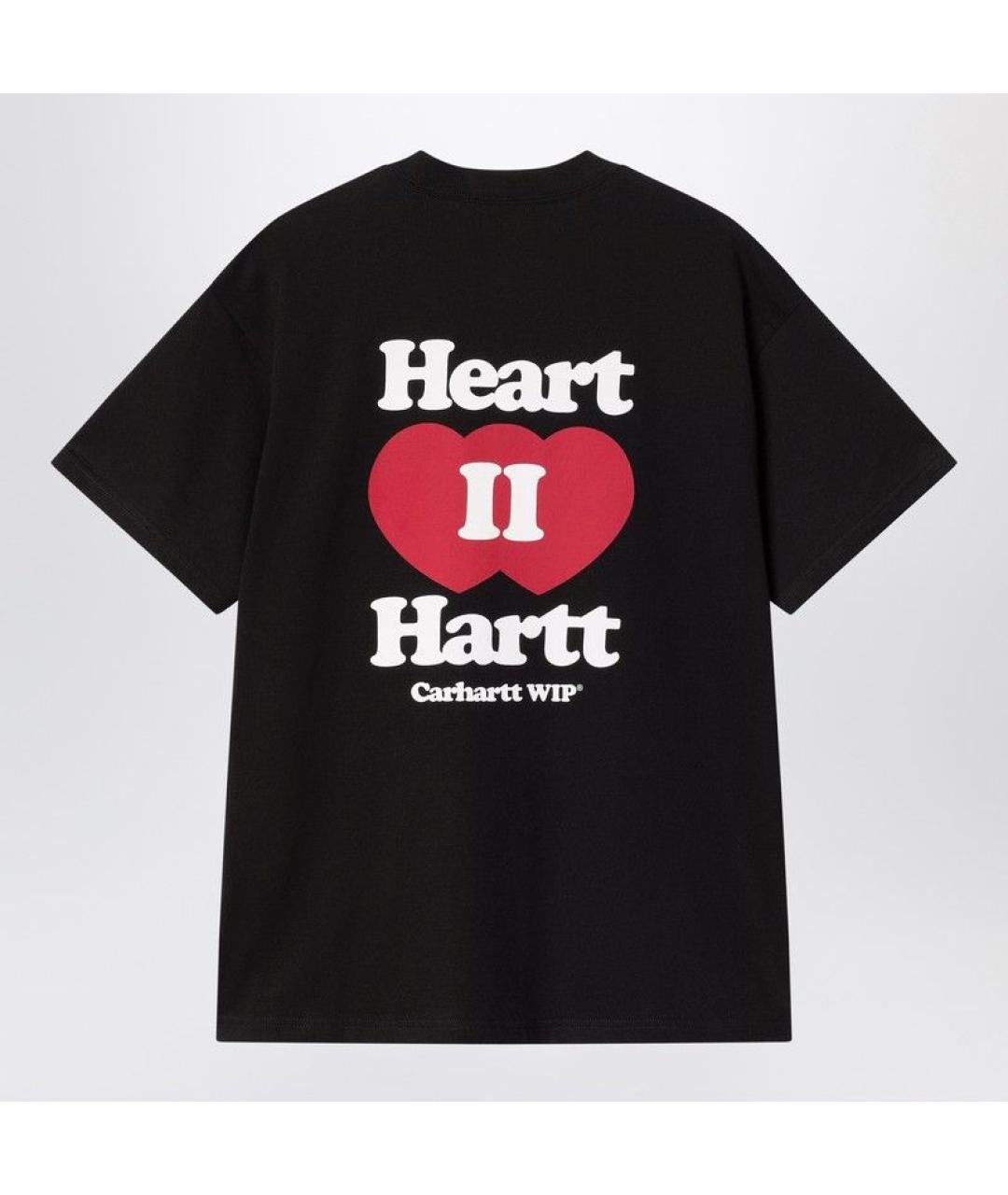 CARHARTT WIP Черная хлопковая футболка, фото 2
