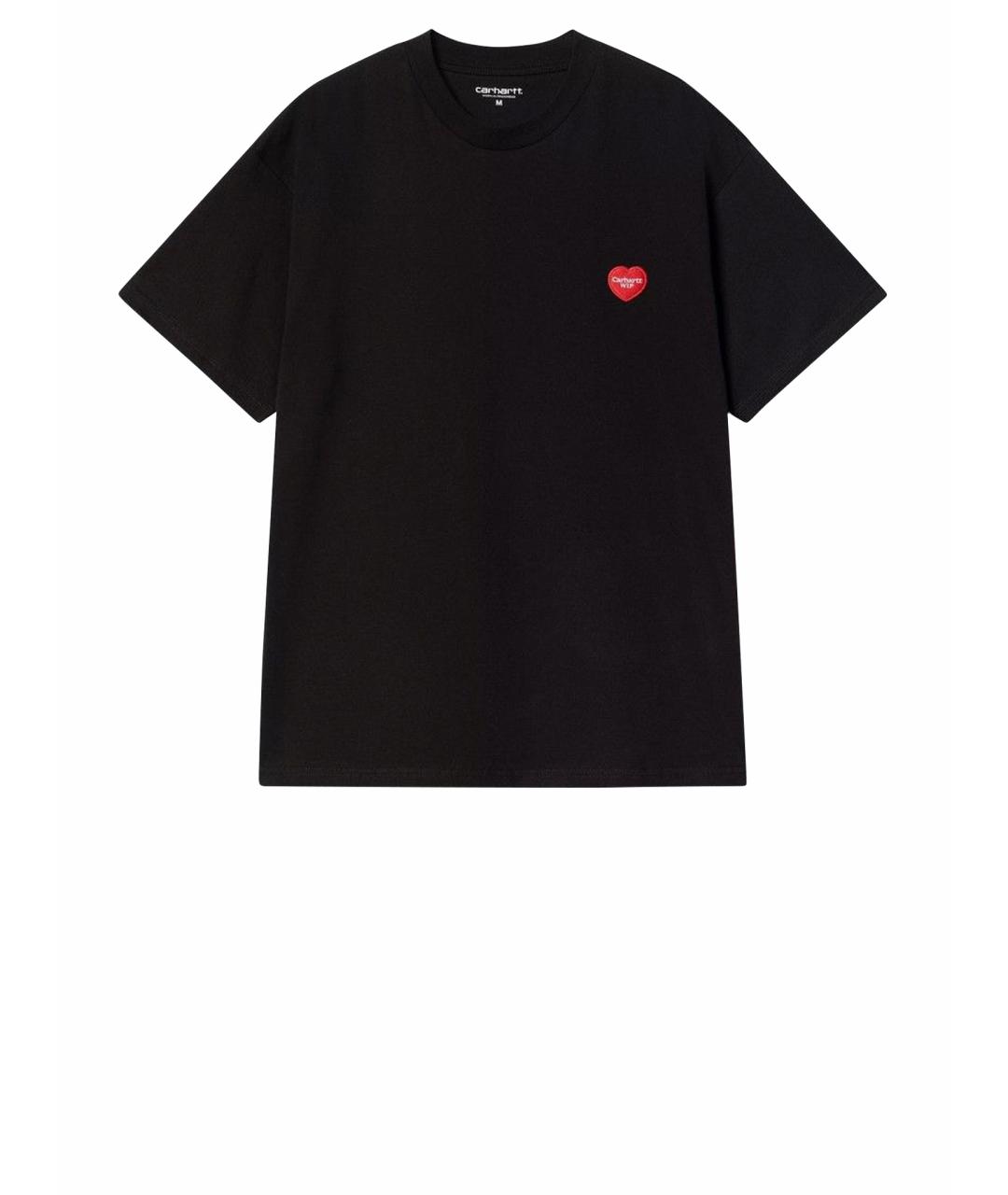 CARHARTT WIP Черная хлопковая футболка, фото 1
