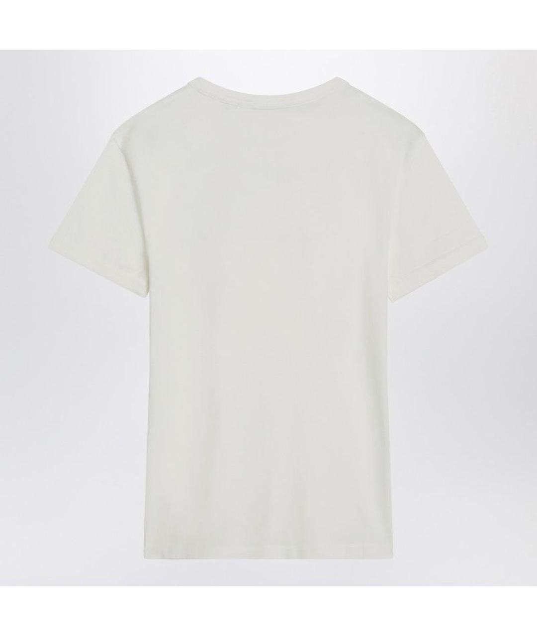 ACNE STUDIOS Белая хлопковая футболка, фото 2
