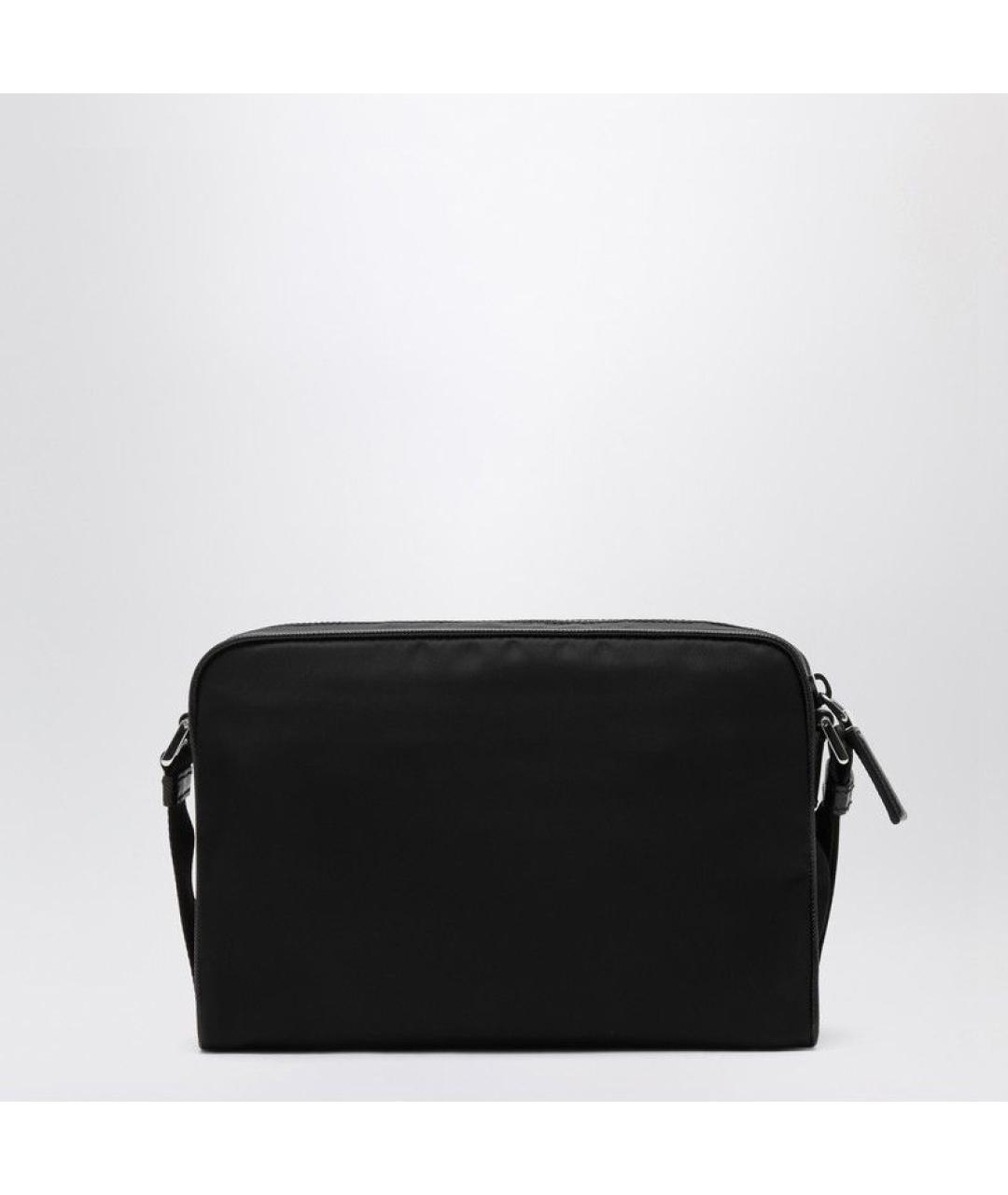 PRADA Черная синтетическая сумка на плечо, фото 2