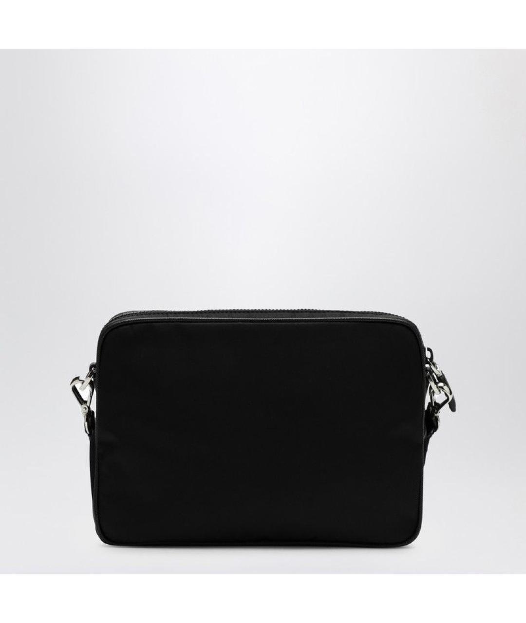 PRADA Черная синтетическая сумка на плечо, фото 2