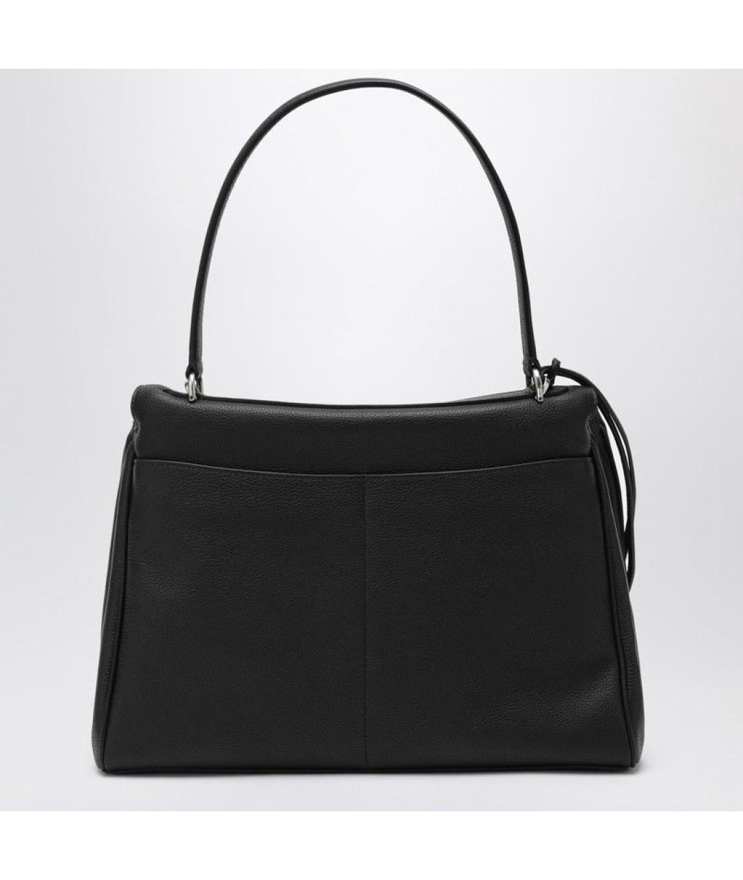 BALENCIAGA Черная кожаная сумка тоут, фото 2