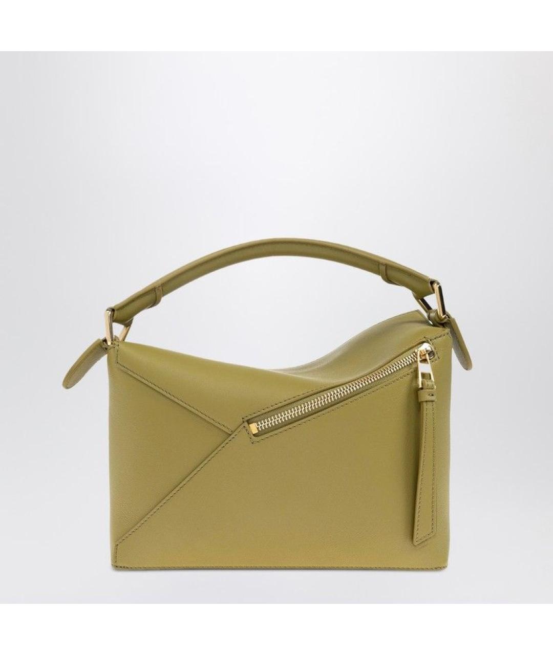 LOEWE Коричневая кожаная сумка через плечо, фото 2