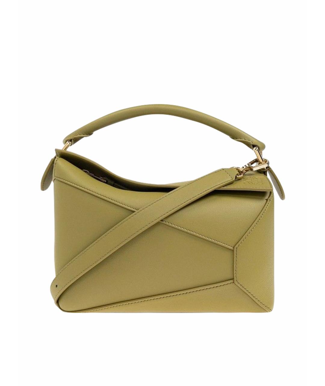 LOEWE Коричневая кожаная сумка через плечо, фото 1