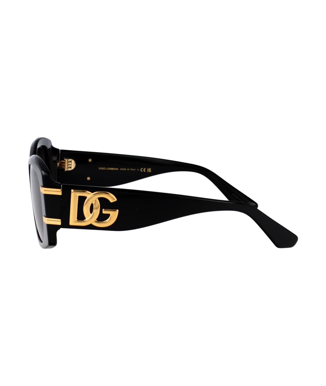 DOLCE&GABBANA Черные солнцезащитные очки, фото 3