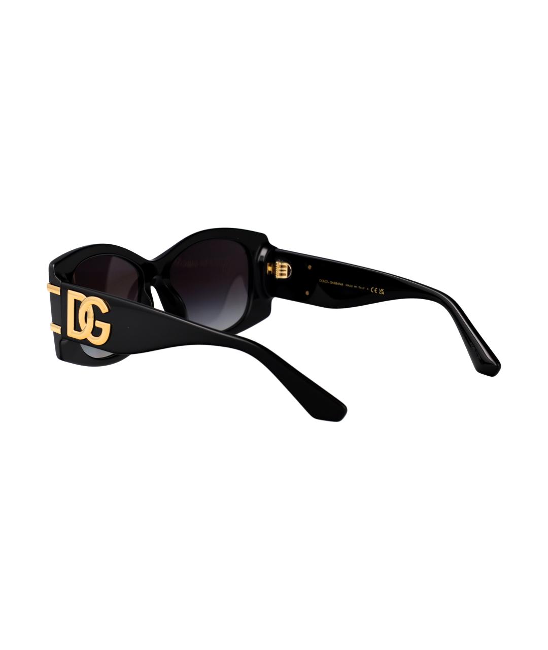 DOLCE&GABBANA Черные солнцезащитные очки, фото 4