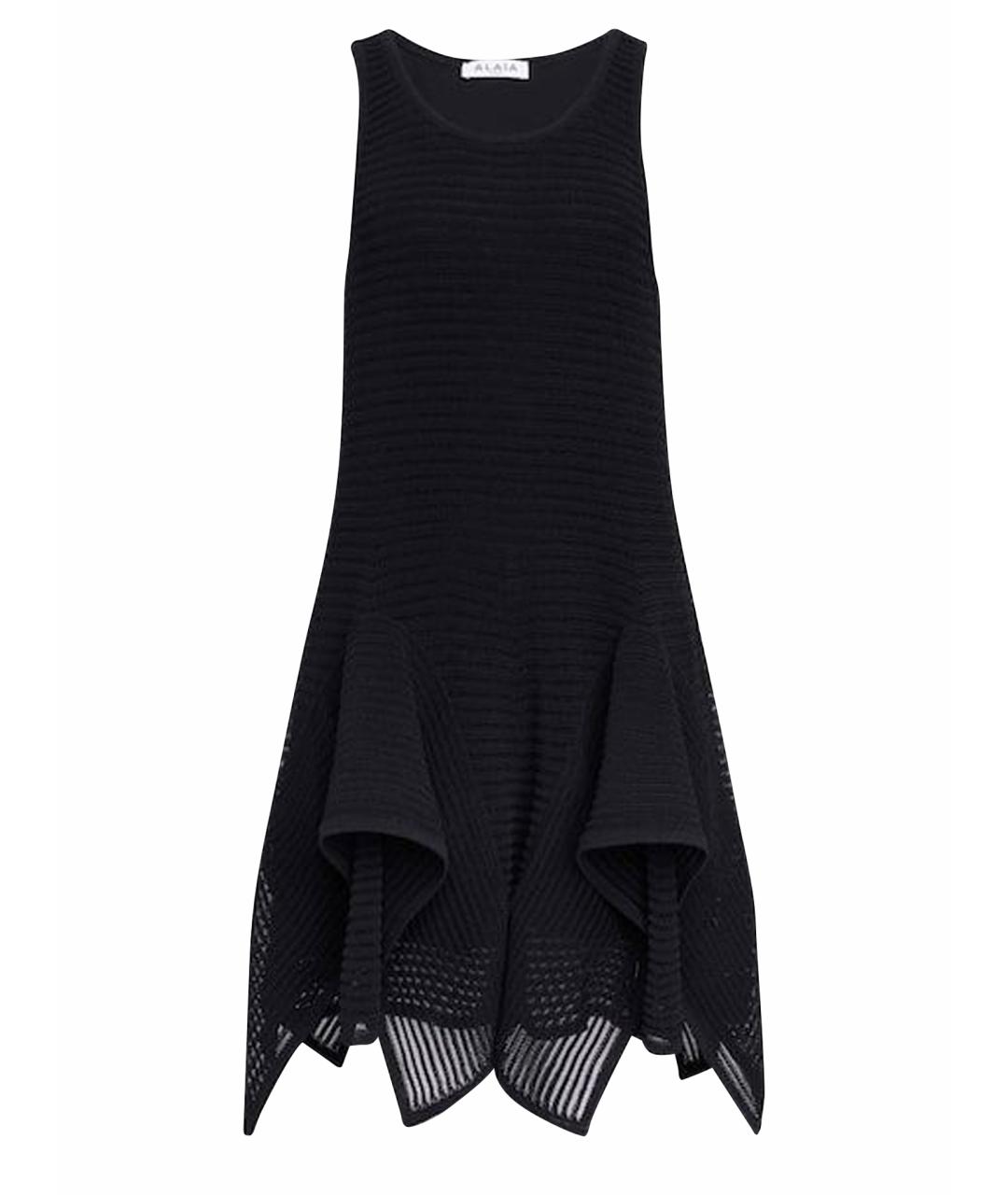 ALAIA Черное хлопковое коктейльное платье, фото 1
