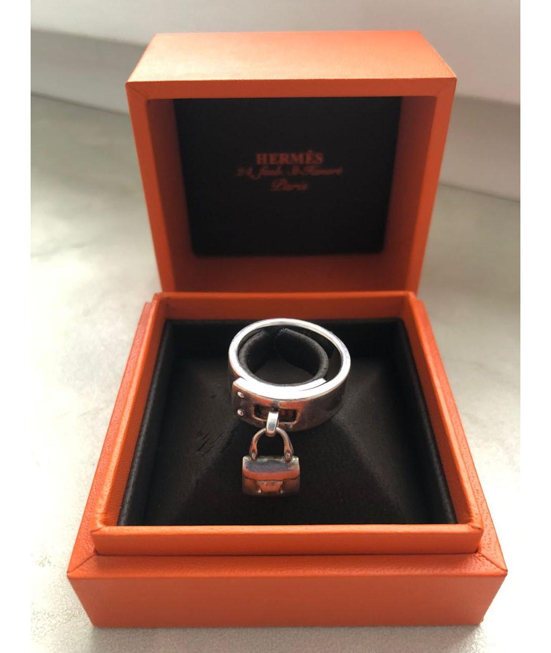 HERMES Серебряное серебряное кольцо, фото 5