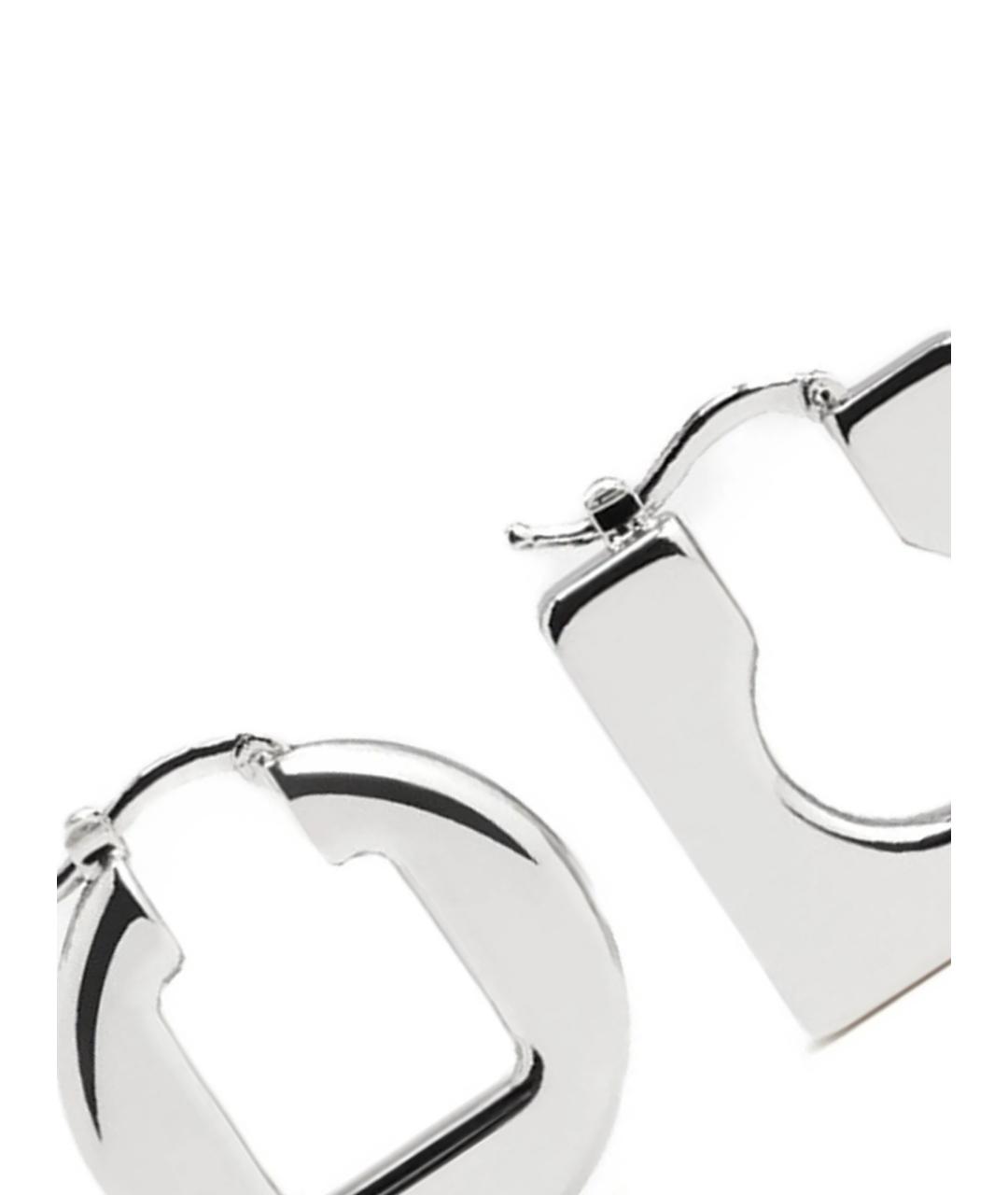 JACQUEMUS Серебряные металлические серьги, фото 2