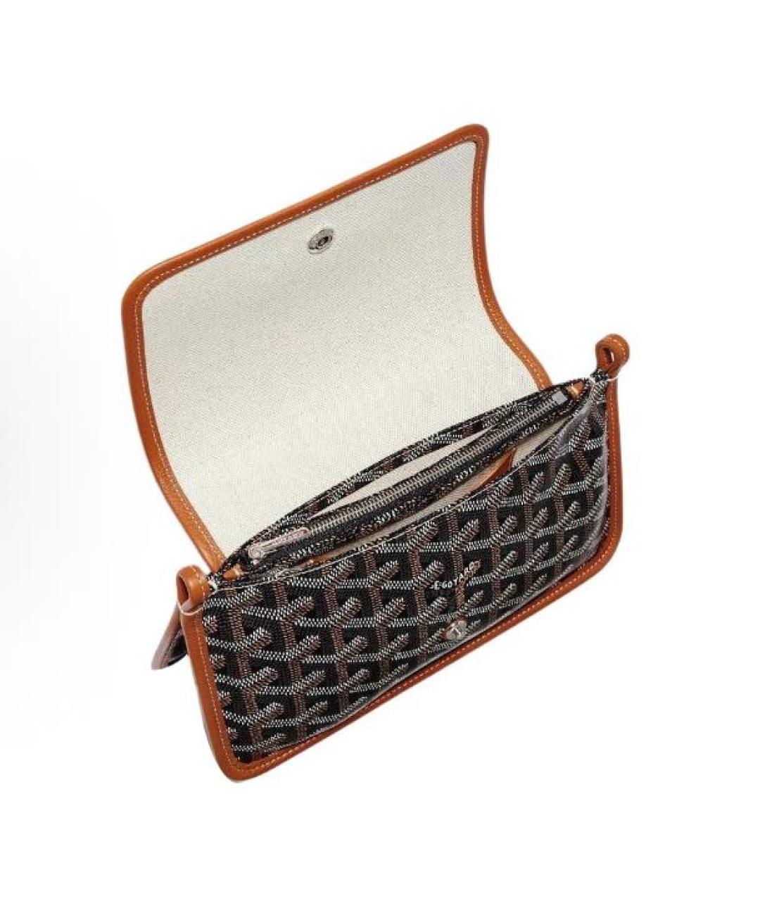 GOYARD Коричневая сумка через плечо, фото 4