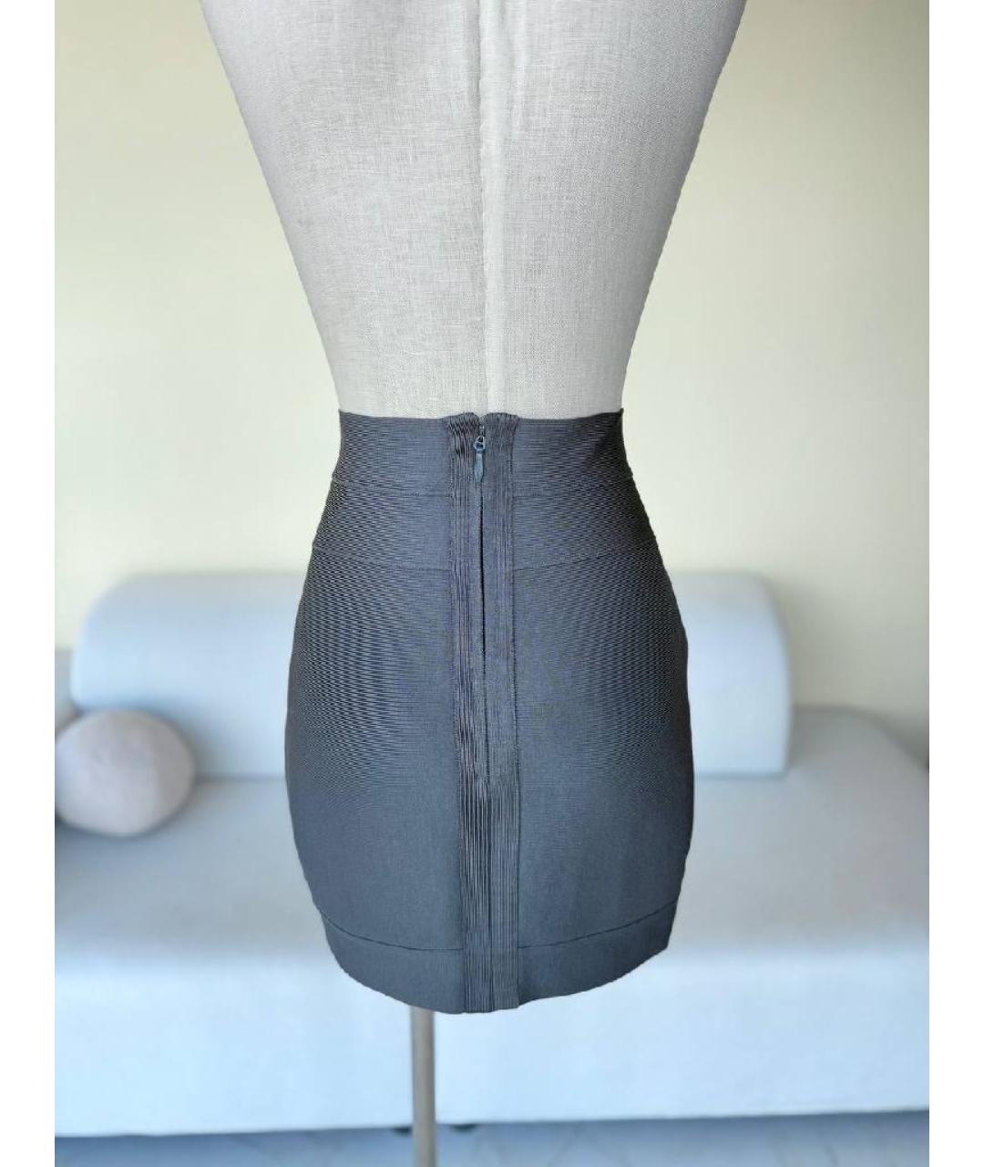 HERVE LEGER Юбка мини, фото 2