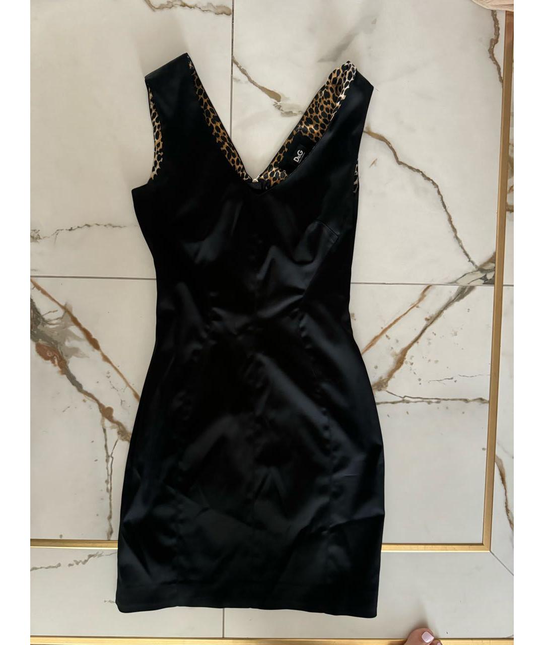 DOLCE&GABBANA Черное коктейльное платье, фото 6