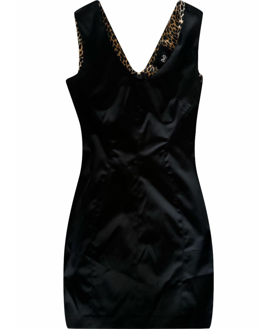 DOLCE&GABBANA Черное коктейльное платье, фото 1