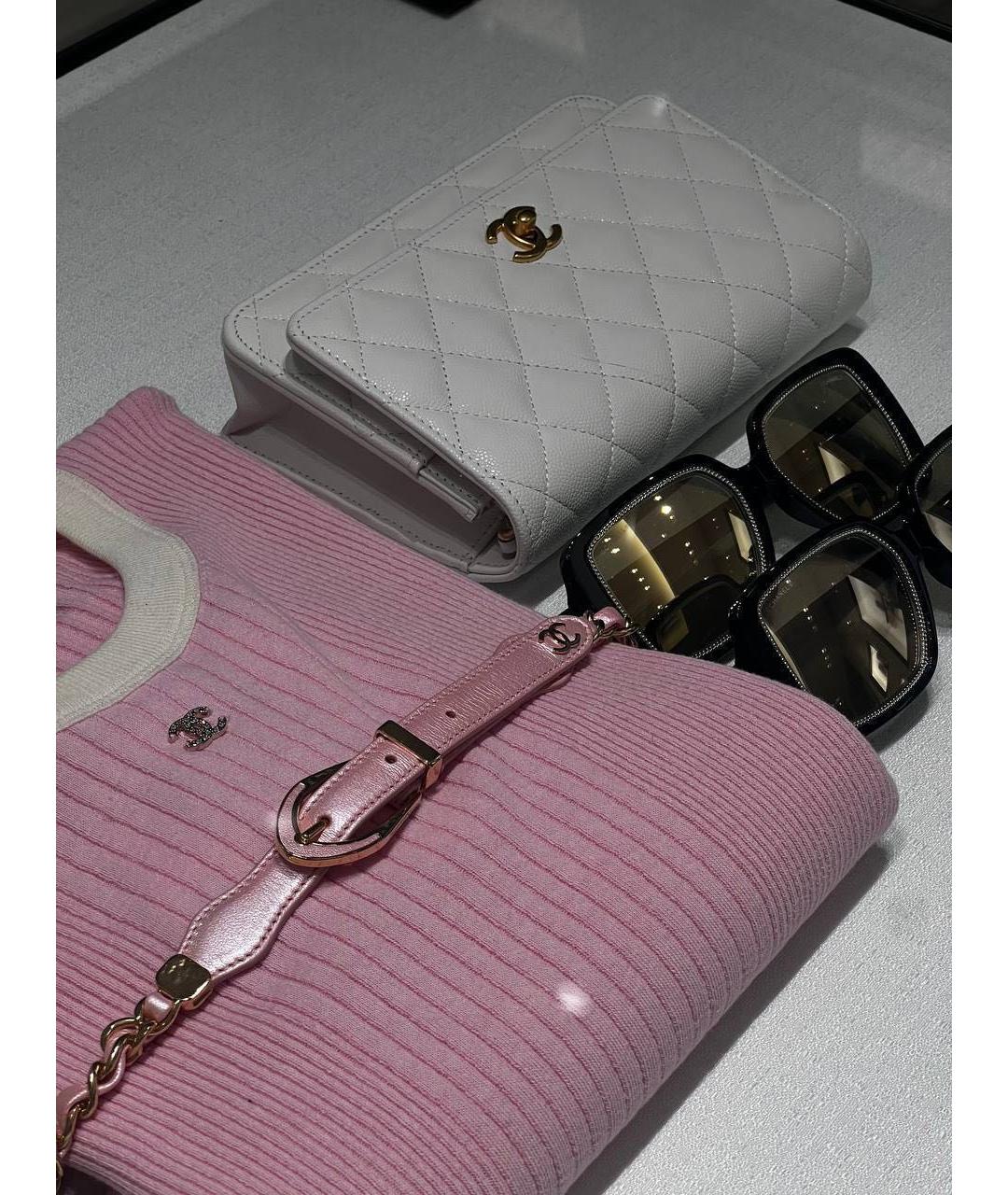 CHANEL Розовая футболка, фото 3