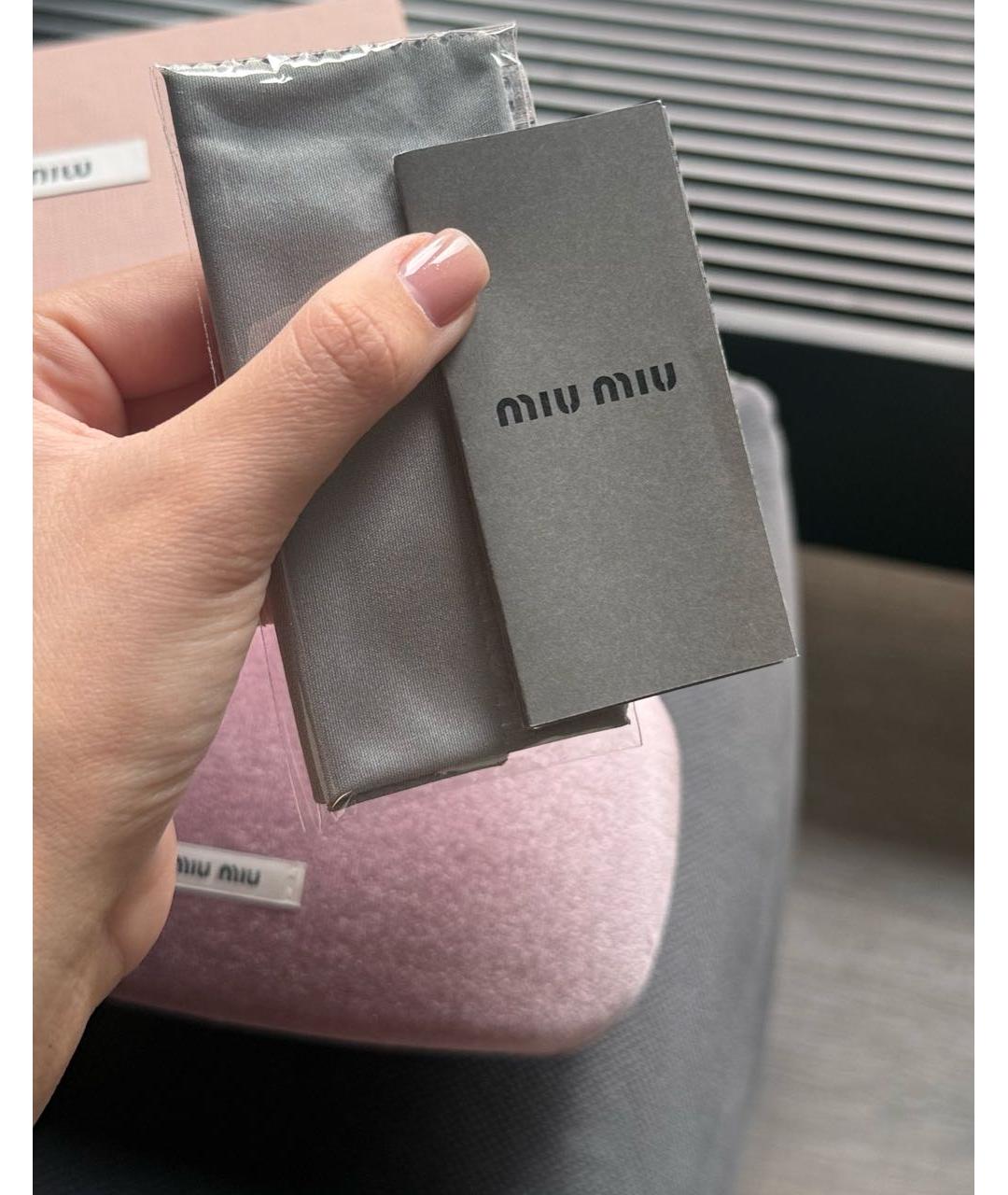 MIU MIU Металлические солнцезащитные очки, фото 4