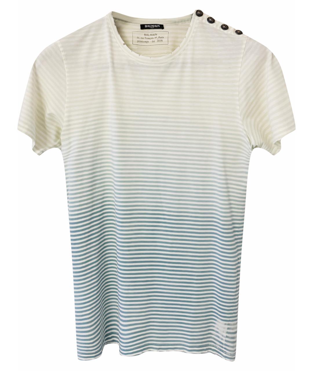 BALMAIN Мульти хлопковая футболка, фото 1